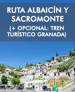 Ruta a pie por Albaicín y Sacromonte + Tren Turístico opcional